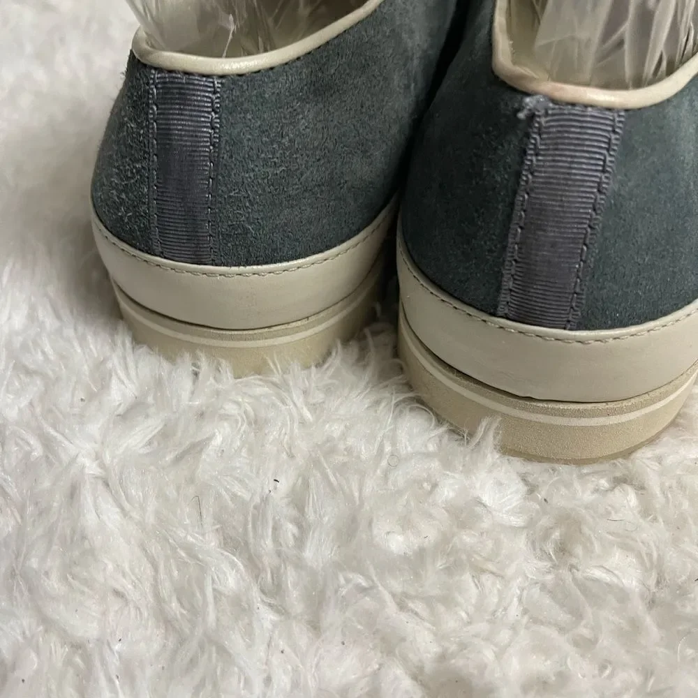Lottusse Manzoni slippers in denim blue cowhide leather  LT02592-005 EUR SZ42